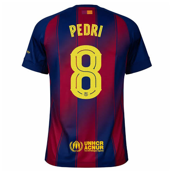 FC BARCELONE MAILLOT DOMICILE 2025/26 PEDRI 8