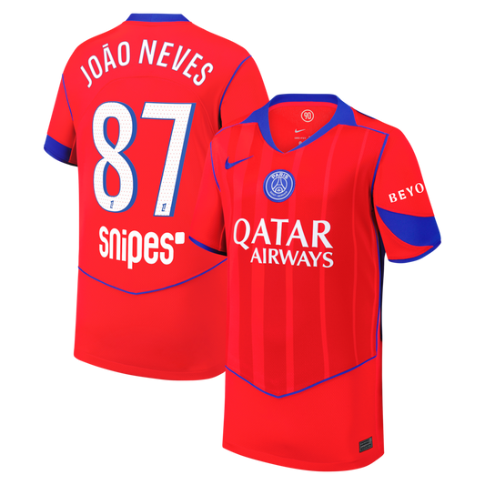 Maillot PSG Third 2025/2026 – João Neves 87