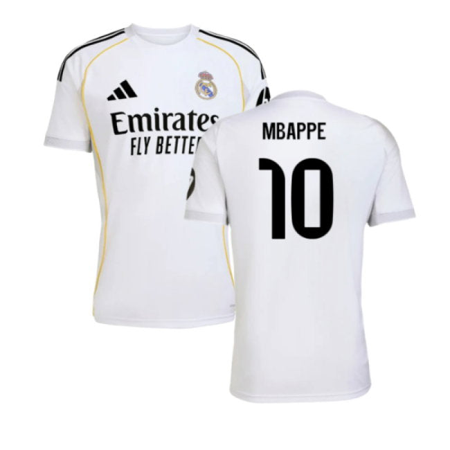 Maillot Real Madrid Domicile 2025/2026 – Mbappé 10