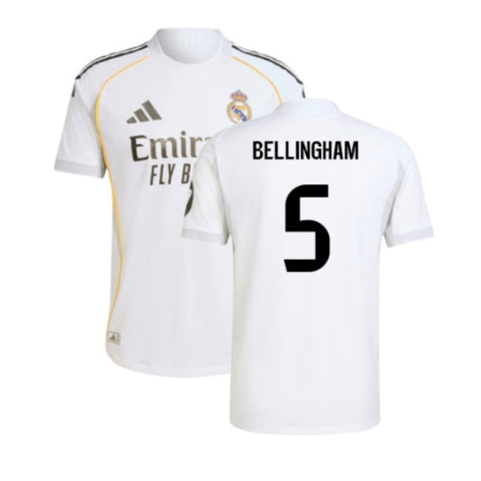 Maillot Real Madrid Domicile 2025/2026 – Bellingham 5