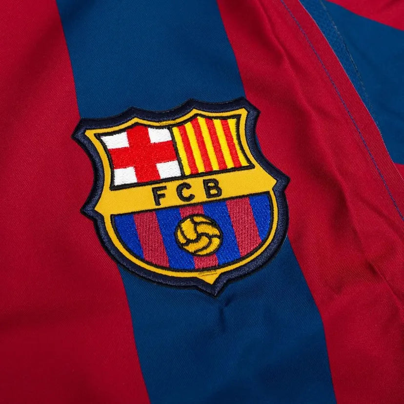 FC BARCELONE MAILLOT DOMICILE 2005/06 RONALDINHO 10 MANCHES LONGUES