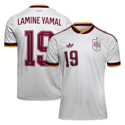 ESPAGNE MAILLOT EXTÉRIEUR COUPE DU MONDE 2026 LAMINE YAMAL 19