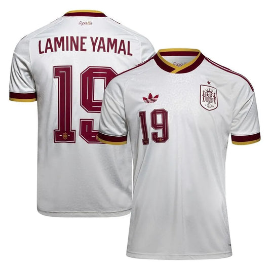 ESPAGNE MAILLOT EXTÉRIEUR COUPE DU MONDE 2026 LAMINE YAMAL 19