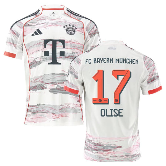 Maillot Bayern Munich Olise 17 Extérieur 2025-2026