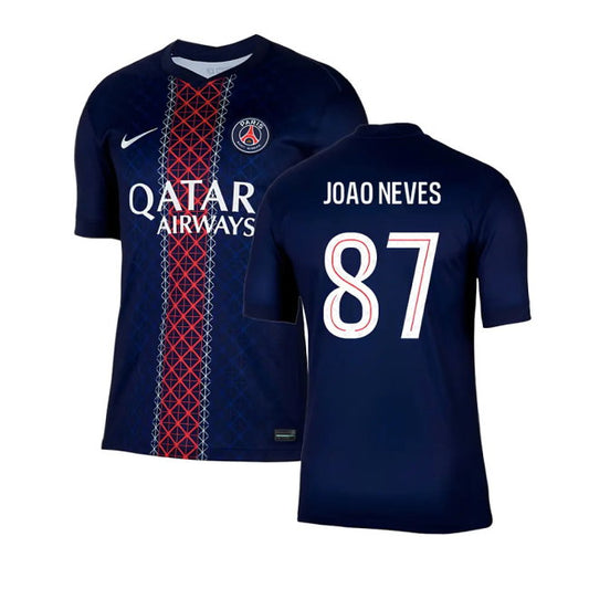 Maillot PSG Domicile 2025/2026 – João Neves 87